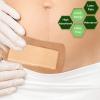 imageNeuHeils Silicone Adhesive Foam Dressing Bandage with Gentle Border 6 x 6 inch for Bed Sore Leg Ulcer 5 Pack High Absorbency Waterproof Silicone Wound Bandage for Pressure Ulcer4x8 Pack of 5