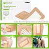 imageNeuHeils Silicone Adhesive Foam Dressing Bandage with Gentle Border 6 x 6 inch for Bed Sore Leg Ulcer 5 Pack High Absorbency Waterproof Silicone Wound Bandage for Pressure Ulcer4x8 Pack of 5