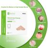 imageNeuHeils Silicone Foam Dressing with Gentle Border 4x4 20 Pack for Bed Sore Leg Ulcer High Absorbency Large Waterproof Silicone Wound Bandage3x3 20 Packs