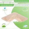 imageNeuHeils Silicone Foam Dressing with Gentle Border 4x4 20 Pack for Bed Sore Leg Ulcer High Absorbency Large Waterproof Silicone Wound Bandage3x3 20 Packs