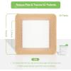 imageNeuHeils Silicone Foam Dressing with Gentle Border 4x4 20 Pack for Bed Sore Leg Ulcer High Absorbency Large Waterproof Silicone Wound Bandage4x4 20 Packs