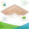 imageNeuHeils Silicone Foam Dressing with Gentle Border 5x5 10 Pack for Bed Sore Leg Ulcer High Absorbency Large Waterproof Silicone Adhesive Wound Bandages Patches5x510 Packs