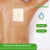 imageNeuHeils Transparent Film Dressing Size 6x8 20 Packs Tattoo Aftercare Bandages Large Waterproof Wound Cover Patch Post Surgical Shower Shiled IV Shield PICC Catheter Shower Cover8x12 Pack of 10