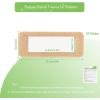 imageNeuHeils Silicone Foam Dressing Border Lite 2x5 20 Packs Pad Size 11x33 Soft Gentle Would Bandage Patch for Small Bed Sore Pressure Ulcer2x5 20 Packs