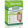 imageNeuHeils Silicone Adhesive Bandages for Sensitive Skin  Large 2x4 Inch 40 Count  Hypoallergenic ampamp Waterproof Wound Care  PainFree Removal NonStick Pad Gentle for Fragile Skin