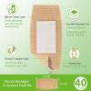 imageNeuHeils Silicone Adhesive Bandages for Sensitive Skin  Large 2x4 Inch 40 Count  Hypoallergenic ampamp Waterproof Wound Care  PainFree Removal NonStick Pad Gentle for Fragile Skin