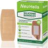 imageNeuHeils Silicone Adhesive Bandages for Sensitive Skin  Large 2x4 Inch 40 Count  Hypoallergenic ampamp Waterproof Wound Care  PainFree Removal NonStick Pad Gentle for Fragile Skin