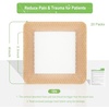 image:image4x4 20pks  6x6 10pks Silicone Foam Dressing for Bed Sore by NeuHeils