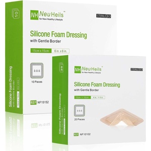 image:image4x4 20pks  6x6 10pks Silicone Foam Dressing for Bed Sore by NeuHeils