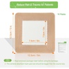 image:imageSilicone Adhesive Foam Dressing with Gentle Border 6x6 20 Packs for Bed Sore Leg Ulcer High Absorbency Waterproof Silicone Wound Bandages by NeuHeils5x510 Packs