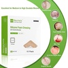 image:imageSilicone Adhesive Foam Dressing with Gentle Border 6x6 20 Packs for Bed Sore Leg Ulcer High Absorbency Waterproof Silicone Wound Bandages by NeuHeils6x6 Pack of 20