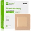 image:imageSilicone Adhesive Foam Dressing with Gentle Border 6x6 20 Packs for Bed Sore Leg Ulcer High Absorbency Waterproof Silicone Wound Bandages by NeuHeils5x510 Packs