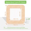 image:imageNeuHeils Silicone Adhesive Foam Dressing with Gentle Border 4x4 for Bed Sore Leg Ulcer 20 Pack High Absorbency Waterproof Silicone Wound Bandage3x3 Pack of 10