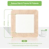 image:imageNeuHeils Silicone Adhesive Foam Dressing with Gentle Border 4x4 for Bed Sore Leg Ulcer 20 Pack High Absorbency Waterproof Silicone Wound Bandage4x4 Inch Pack of 10