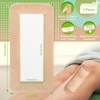 image:imageNeuHeils Silicone Adhesive Foam Dressing with Gentle Border 4x4 for Bed Sore Leg Ulcer 20 Pack High Absorbency Waterproof Silicone Wound Bandage4x8 Pack of 5