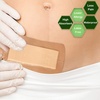 image:imageNeuHeils Silicone Adhesive Foam Dressing with Gentle Border 4x4 for Bed Sore Leg Ulcer 20 Pack High Absorbency Waterproof Silicone Wound Bandage4x8 Pack of 5